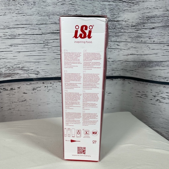 ISI inspiring food cream proof whip stainless steel 1 pint create new taste - Picture 4 of 8